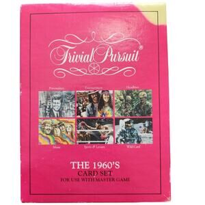 Trivial Pursuit The 1960's Card Set Parker Brothers